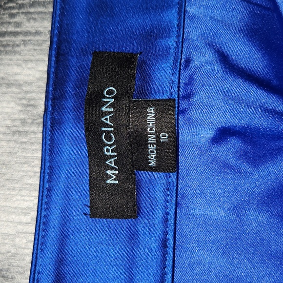 Marciano Mini skirt, Royal Blue, Size 10 - Picture 6 of 7